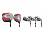 AGXGOLF BOYS MAGNUM PEAK PRO GOLF STARTER SET wDRIVER+FAIRWAY WOOD+IRONS. OPTIONAL BAG